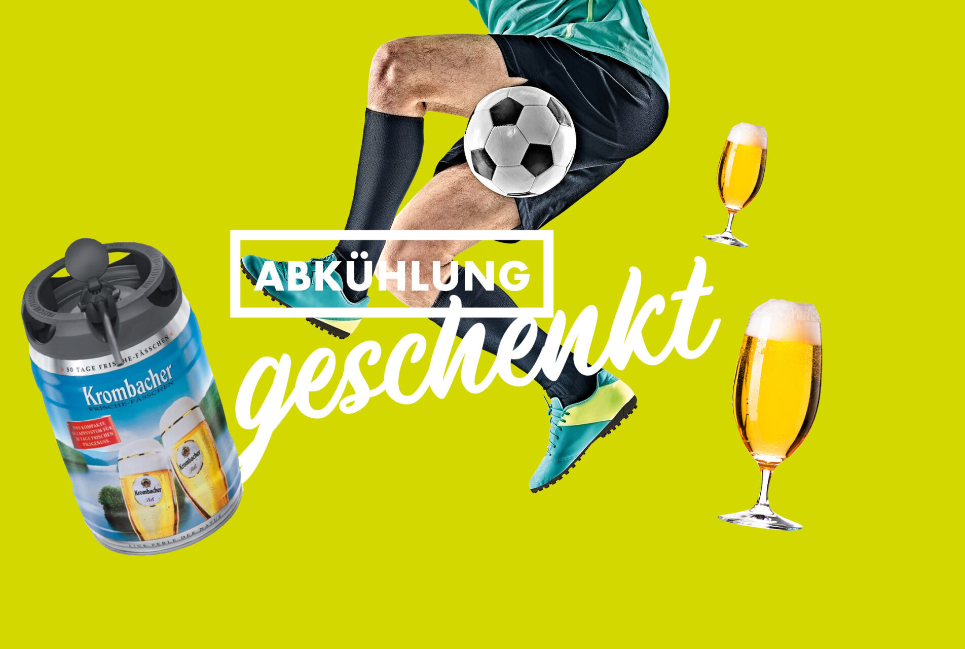 10x im Voraus buchen und Bier vom Fass genießen im N-FLOW Soccerpark
