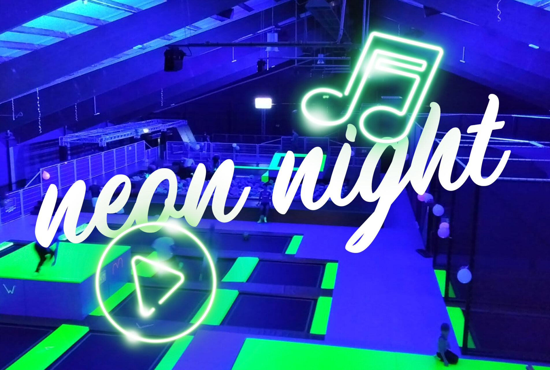 Neon Night: Springen in Clubatmosphäre
