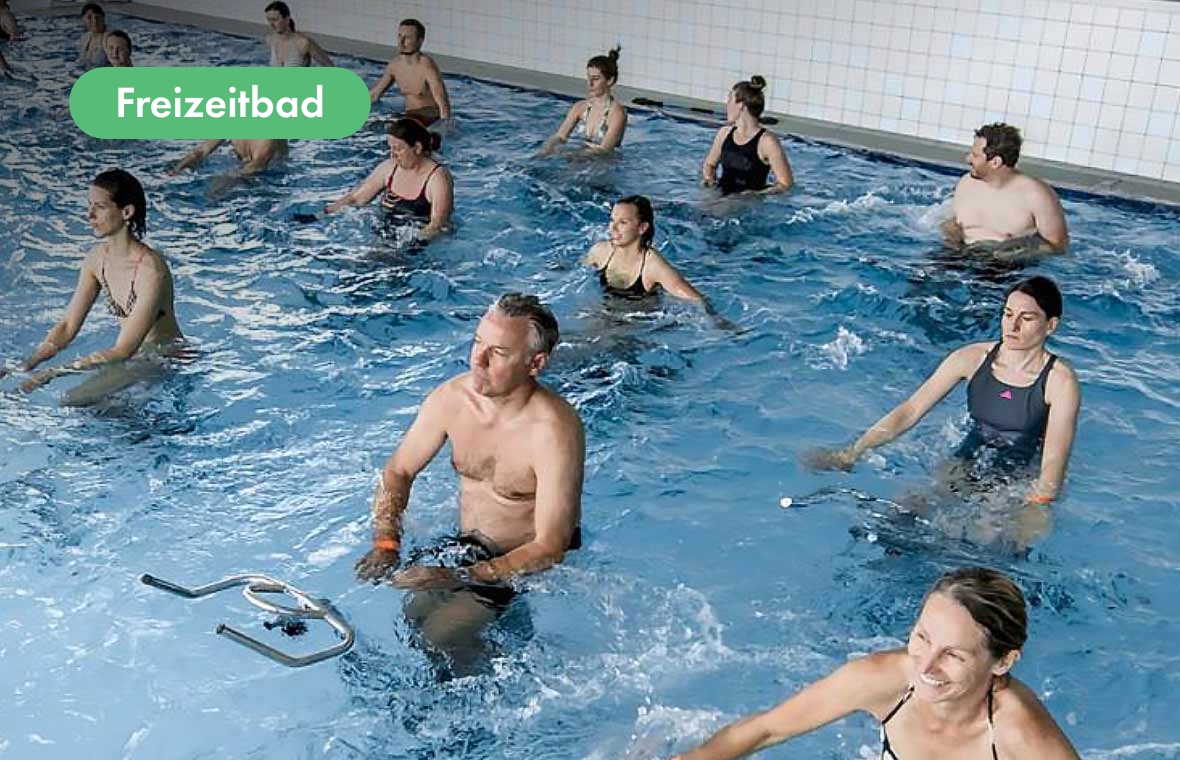 Aqua Cycling Kurs im Freizeitbad