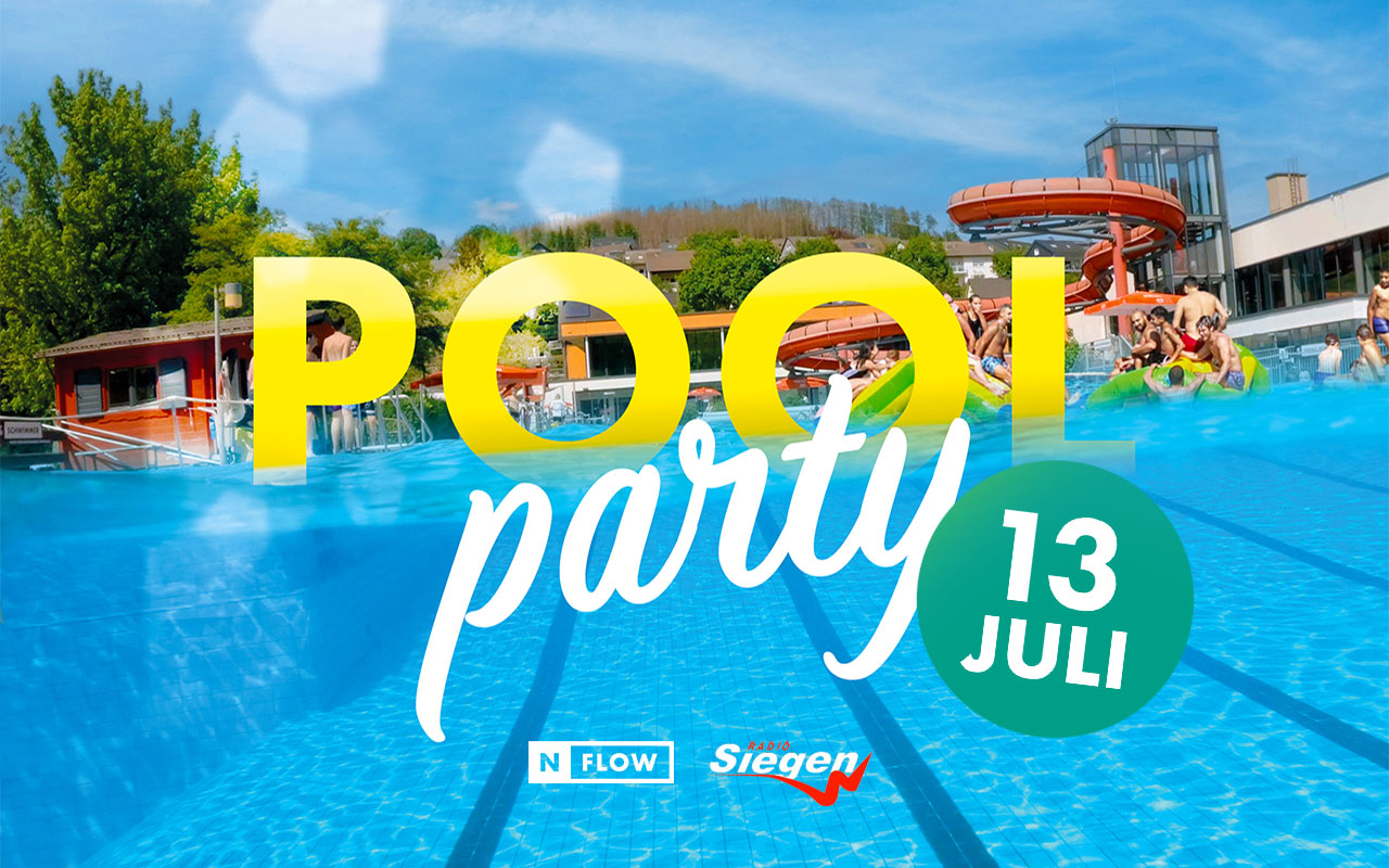 Sonntag, 13.07. | Poolparty Live mit RadioSiegen