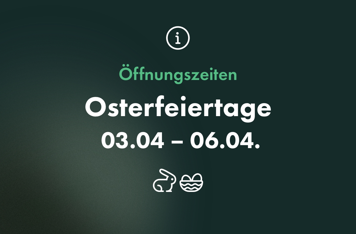 Öffnungszeiten | Für Ostern und NRW Schulferien 2026