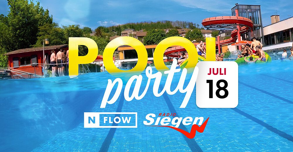 Samstag, 18.07. | Poolparty Live mit RadioSiegen